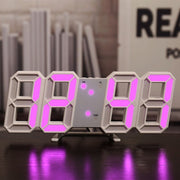Digital Wall Clock Date Time Celsius Nightlight Display