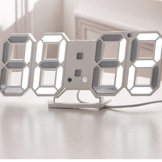 LED Digital Wall Clock with Alarm Clock Wall Hanging Clock Wall clock Home decor