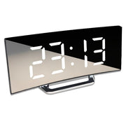 Digital Mirror LED Display Alarm Clock Table Clock Temperature Calendar Digital