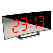 Digital Mirror LED Display Alarm Clock Table Clock Temperature Calendar Digital